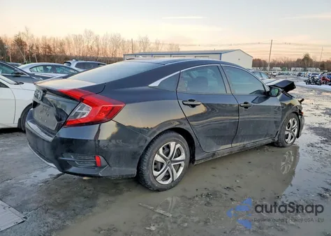 2021 Honda Civic Lx из США, поврежденный, VIN 2HGFC2F66MH518531